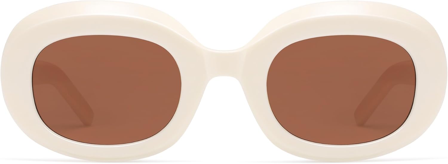 Ретро овальные солнцезащитные очки для женщин и мужчин в стиле 90-х, массивная шестиугольная оправа, защита от УФ-излучения UV400, винтажные очки унисекс AP3712N Appassal, C03 White/Brown
Ретро овальные солнцезащитные очки для женщин и мужчин в стиле 90-х, массивная шестиугольная оправа, защита от УФ-излучения UV400, винтажные очки унисекс AP3712N Appassal, C03 White/Brown