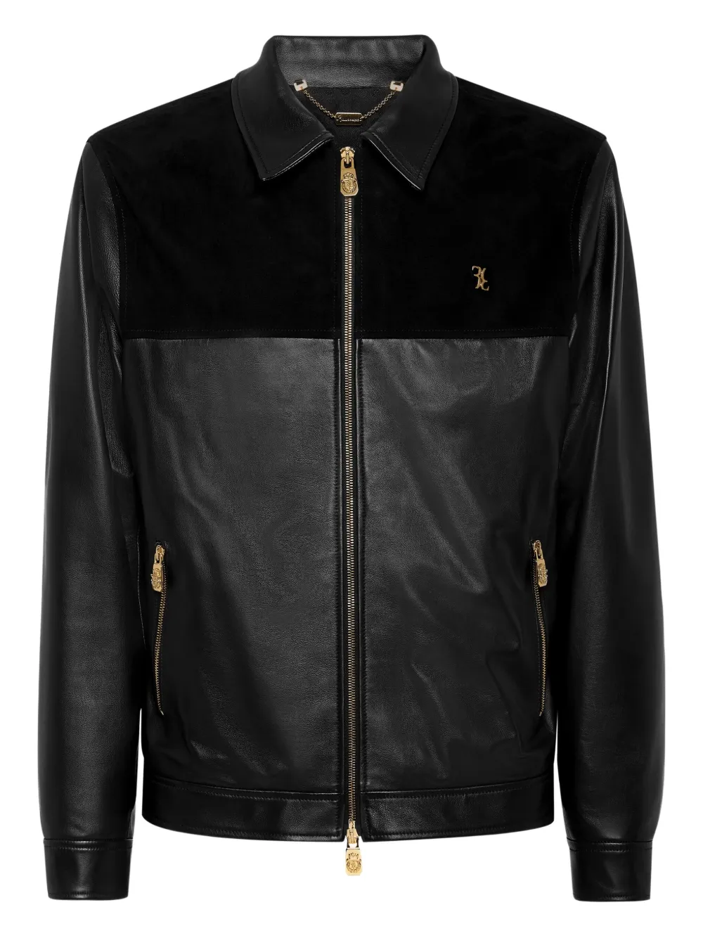 Кожаный бомбер Billionaire, черный
Кожаный бомбер Billionaire, черный