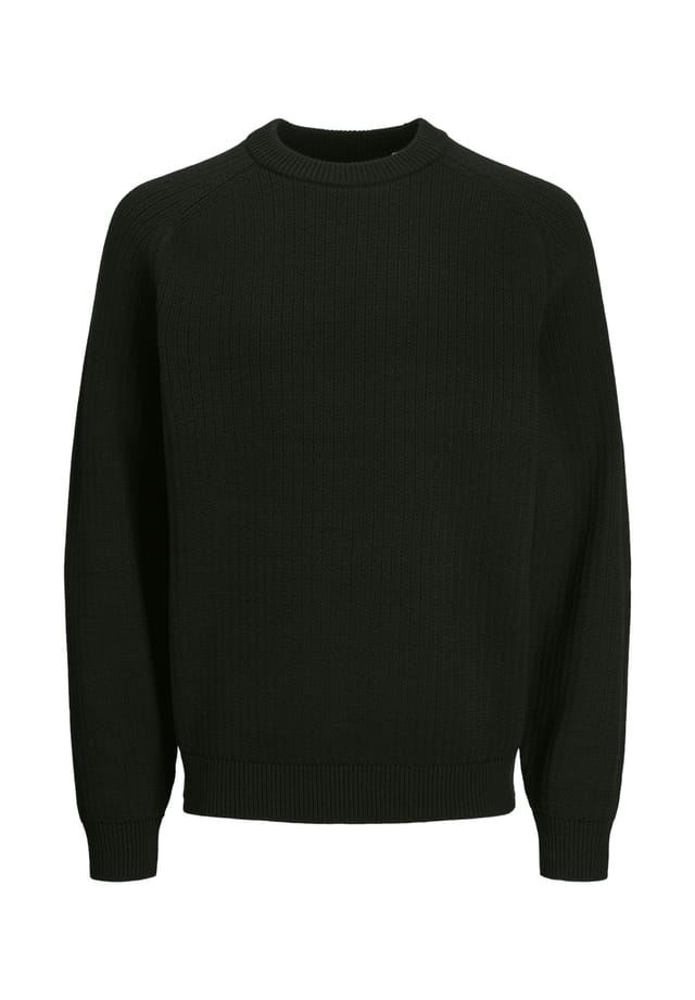 Свитер туз вязаный свитер r-neck Jack & Jones, черный 
Свитер туз вязаный свитер r-neck Jack & Jones, черный