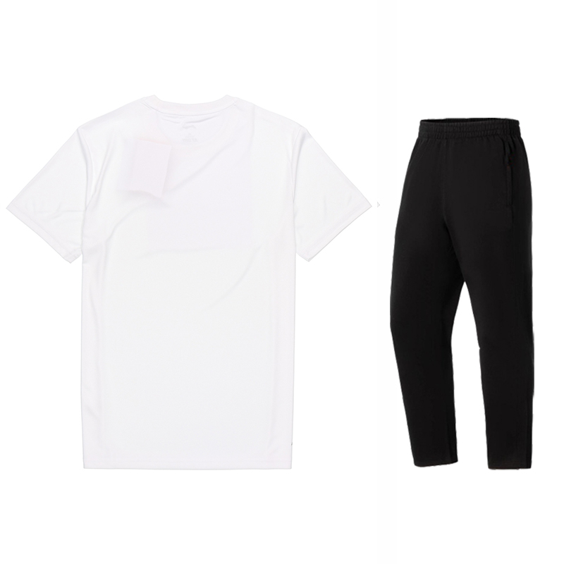 LINING Повседневный спортивный комплект Unisex из двух предметов Black White Blue
LINING Повседневный спортивный комплект Unisex из двух предметов Black White Blue