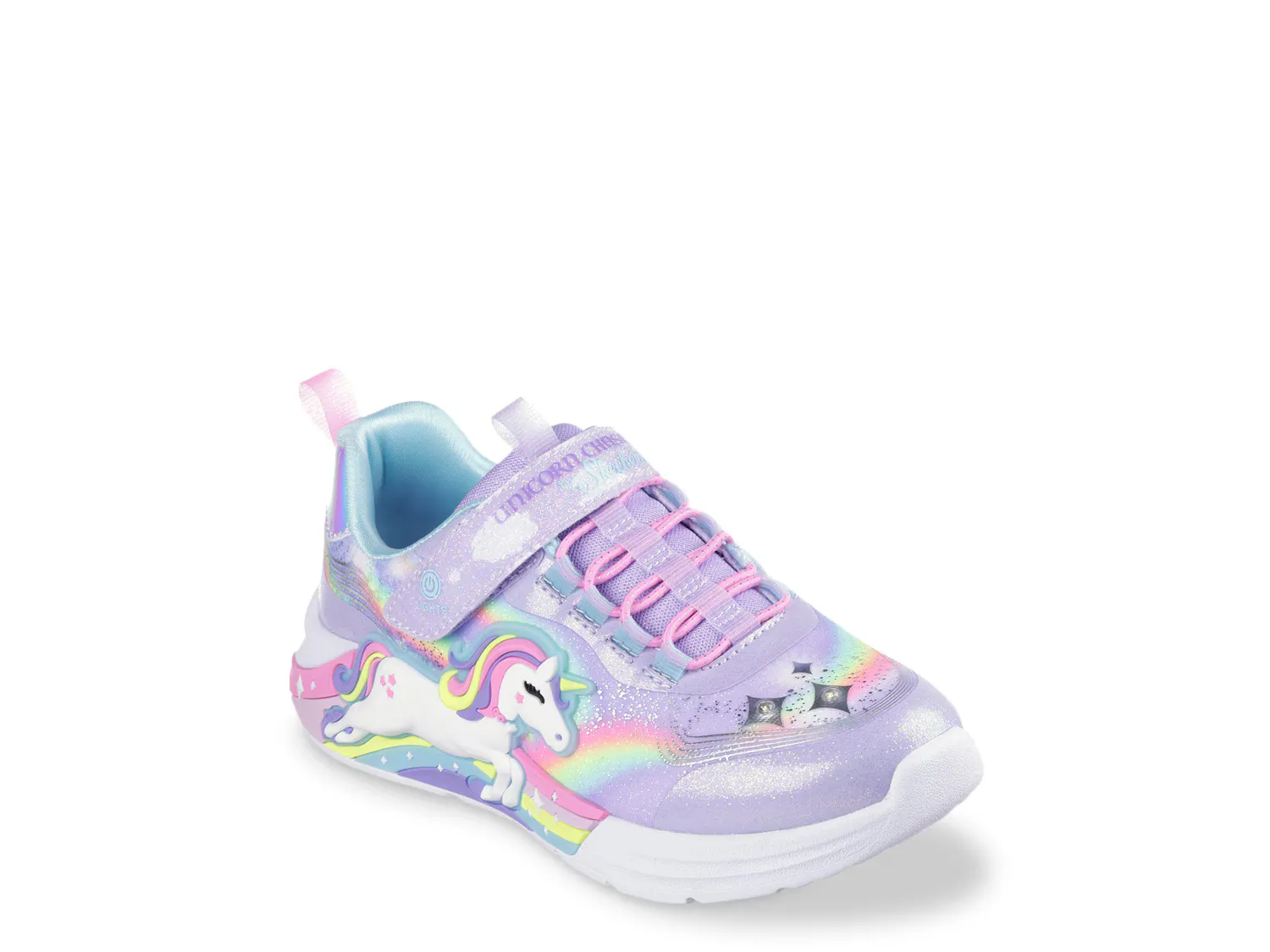 Кроссовки Unicorn Chaser Light-Up Sneaker Skechers, фиолетовый
Кроссовки Unicorn Chaser Light-Up Sneaker Skechers, фиолетовый