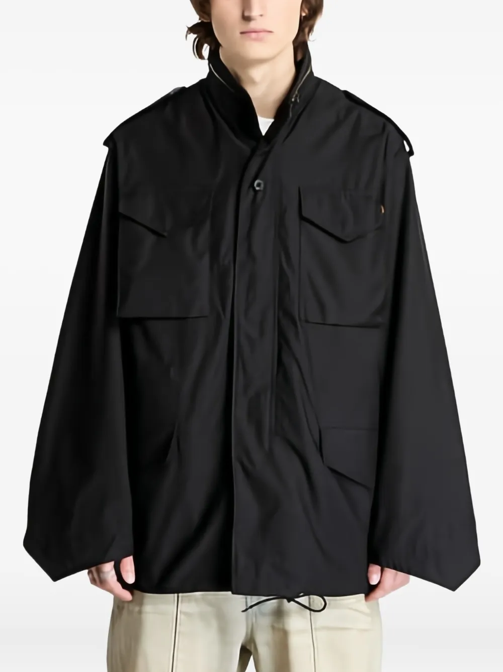 Куртка M65 Heritage с карманами Alpha Industries, черный 
Куртка M65 Heritage с карманами Alpha Industries, черный