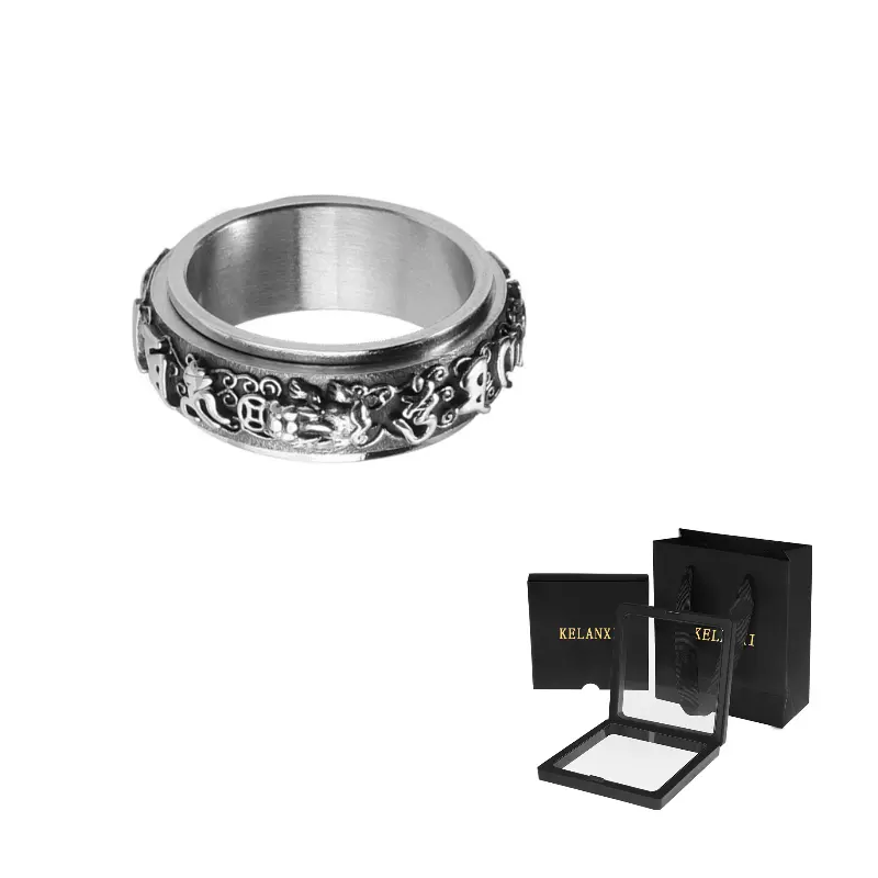 Kelanxi Титановое стальное кольцо мужское серебристое
Kelanxi Титановое стальное кольцо мужское серебристое