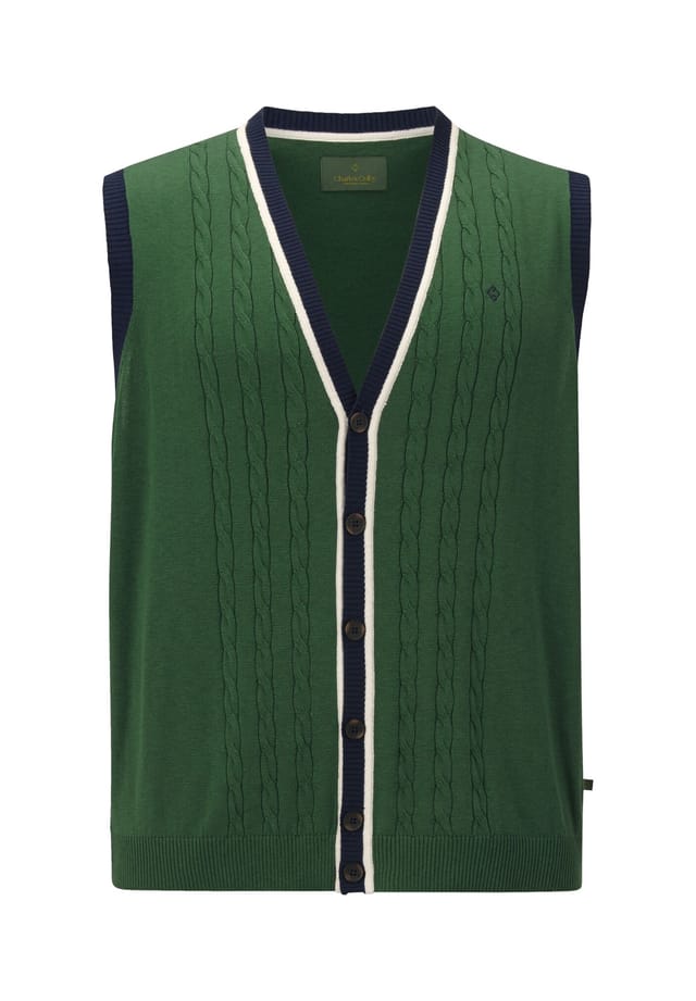 Вязаный жилет duke thalen Charles Colby, зеленый
Вязаный жилет duke thalen Charles Colby, зеленый