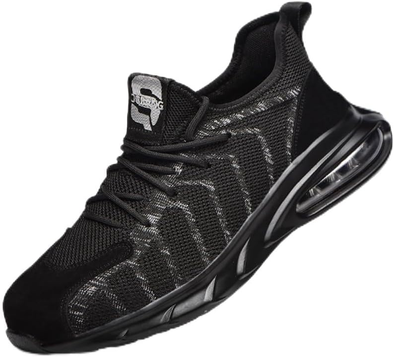 KYOESCAI Комфортные ботинки для мужчин с защитным носком, удобные, легкие, противоскользящие ботинки и обувь для походов, черный
KYOESCAI Комфортные ботинки для мужчин с защитным носком, удобные, легкие, противоскользящие ботинки и обувь для походов, черный