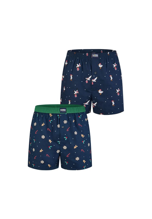 Боксеры рождественские шорты подарок рождественский мотив Happy Shorts, цвет christmas sea gulls
Боксеры рождественские шорты подарок рождественский мотив Happy Shorts, цвет christmas sea gulls