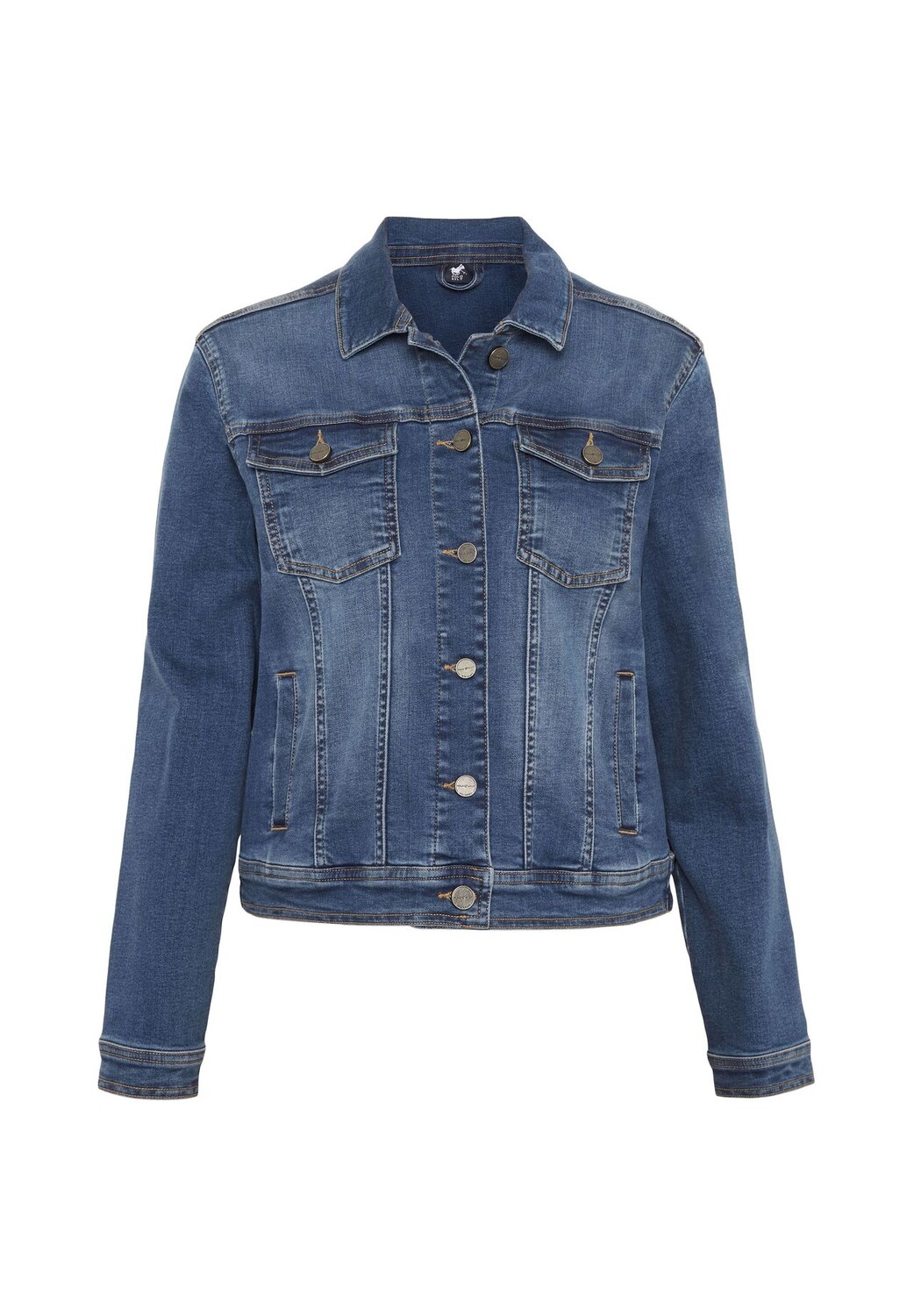 Джинсовая куртка из стираного денима POLO SYLT, цвет 290 Medium Blue 
Джинсовая куртка из стираного денима POLO SYLT, цвет 290 Medium Blue