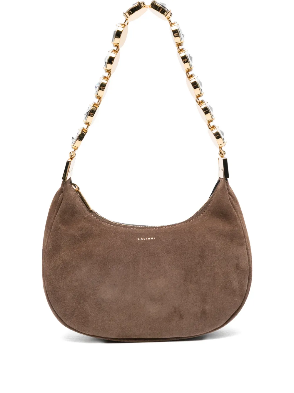 Сумка через плечо из замши с отделкой кристаллами L'Alingi, коричневый
Сумка через плечо из замши с отделкой кристаллами L'Alingi, коричневый