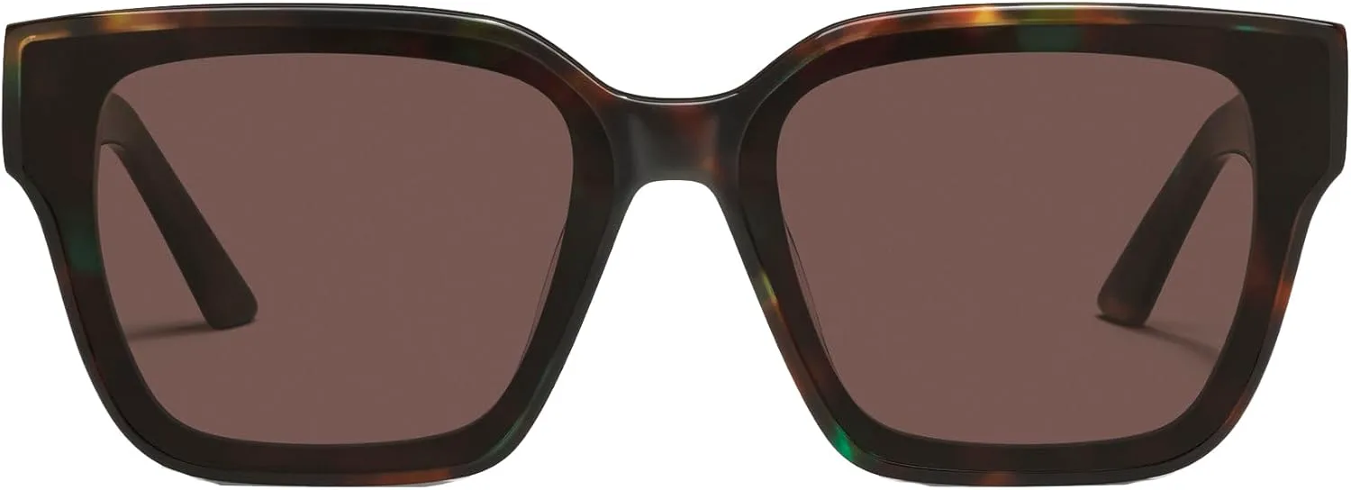 QUAY - Солнцезащитные очки для мужчин и женщин, квадратные линзы с защитой от УФ-излучения, большие солнцезащитные очки Drive In, Dappled Green Tort/Brown
QUAY - Солнцезащитные очки для мужчин и женщин, квадратные линзы с защитой от УФ-излучения, большие солнцезащитные очки Drive In, Dappled Green Tort/Brown