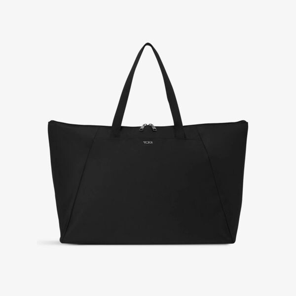 На всякий случай: нейлоновая сумка с двойной молнией и фирменным логотипом Tumi, черный