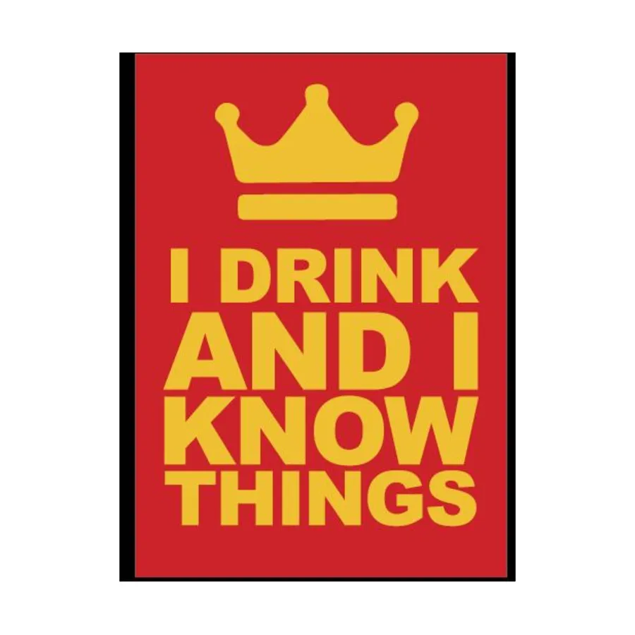 Двойное матовое покрытие — я пью и знаю вещи, Card Sleeves - Art (Legion Events)
Двойное матовое покрытие — я пью и знаю вещи, Card Sleeves - Art (Legion Events)