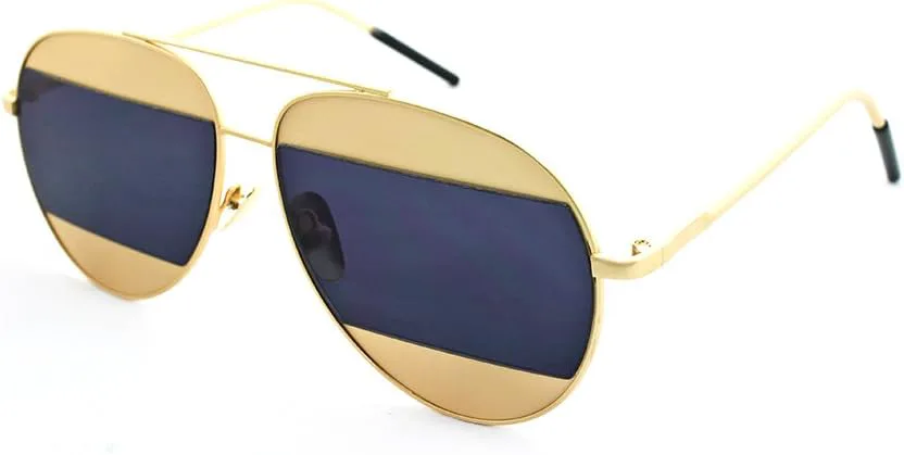 Newbee Fashion - Солнцезащитные очки-авиаторы "Montious" Ultra Premium с матовой алюминиевой отделкой и эффектом вспышки Newbee Fashion Sunglasses, Gold/Black
Newbee Fashion - Солнцезащитные очки-авиаторы "Montious" Ultra Premium с матовой алюминиевой отделкой и эффектом вспышки Newbee Fashion Sunglasses, Gold/Black