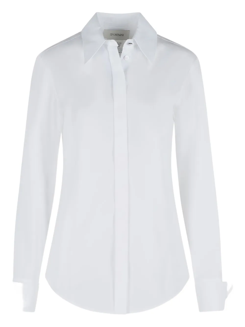 Рубашка с острым воротником Sportmax, белый
Рубашка с острым воротником Sportmax, белый