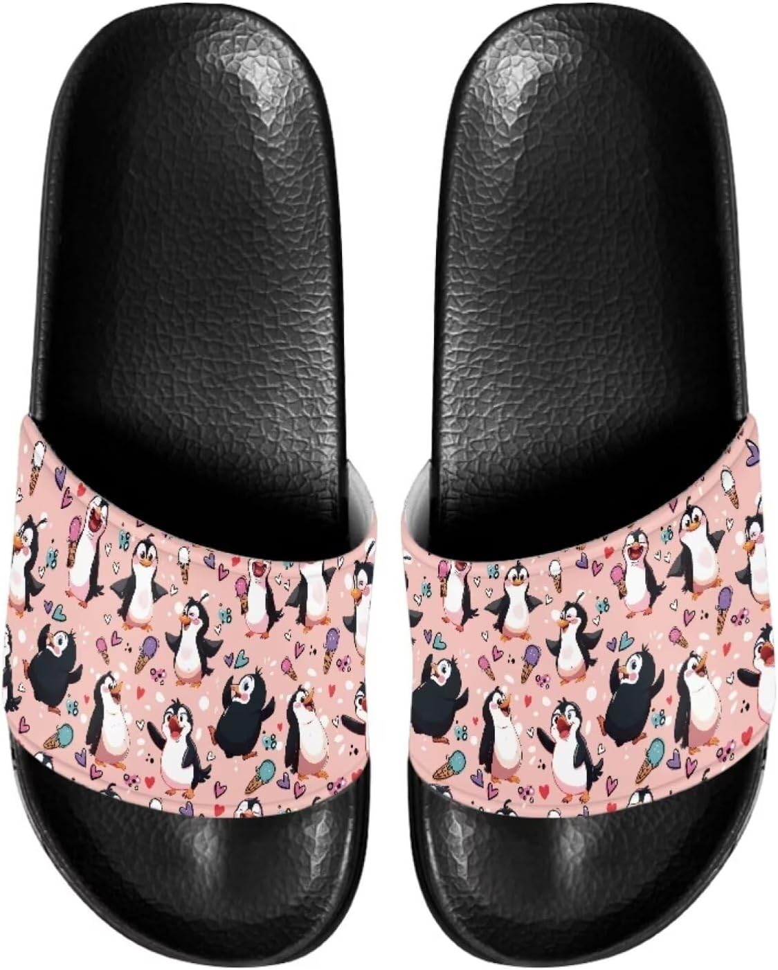 Унисекс слайд-сандалии JoyLamoria с принтом, домашние тапочки для ванной, повседневная обувь на плоской подошве для мужчин и женщин, Cute Penguin Print
Унисекс слайд-сандалии JoyLamoria с принтом, домашние тапочки для ванной, повседневная обувь на плоской подошве для мужчин и женщин, Cute Penguin Print