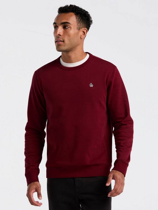 Органический хлопковый флисовый джемпер с круглым вырезом Original Penguin, Cabernet
Органический хлопковый флисовый джемпер с круглым вырезом Original Penguin, Cabernet