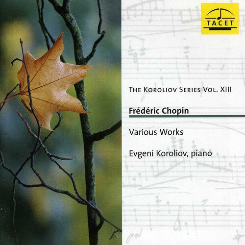 CD диск Chopin / Koroliov: Koroliov Series: Chopin 13
CD диск Chopin / Koroliov: Koroliov Series: Chopin 13
