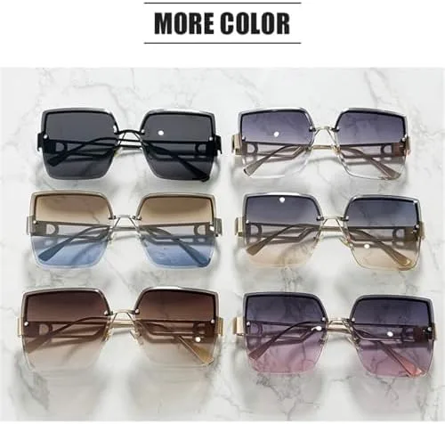 Солнцезащитные очки 2027 года для женщин, градиентные безободковые солнцезащитные очки для мужчин, ретро-очки, защита от ультрафиолета UV400 MTZJH, Gold Gray
Солнцезащитные очки 2027 года для женщин, градиентные безободковые солнцезащитные очки для мужчин, ретро-очки, защита от ультрафиолета UV400 MTZJH, Gold Gray