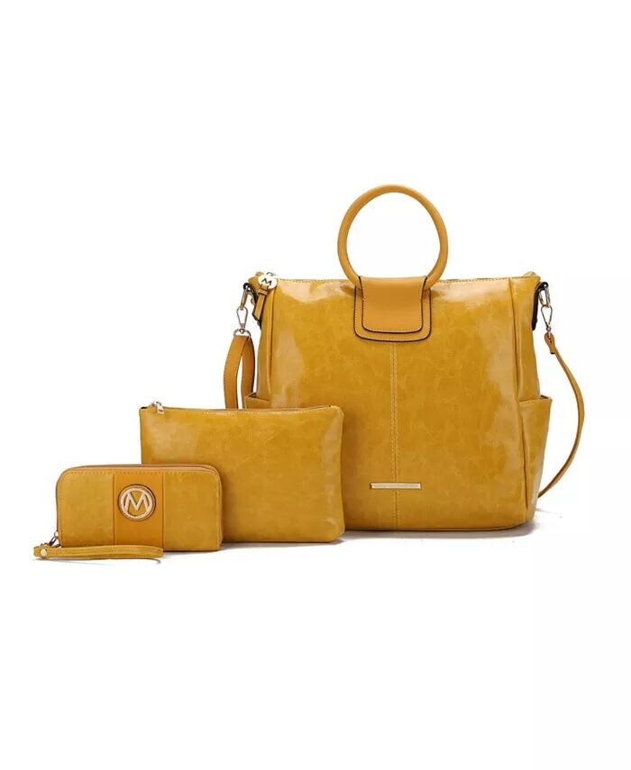 Большая сумка Zuri с чехлом и кошельком от Mia K Mkf Collection, желтый
Большая сумка Zuri с чехлом и кошельком от Mia K Mkf Collection, желтый