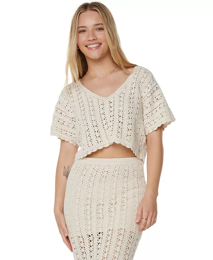 Топ из хлопка с узором «Морской вихрь» для юниоров Roxy, коричневый/бежевый
Топ из хлопка с узором «Морской вихрь» для юниоров Roxy, коричневый/бежевый