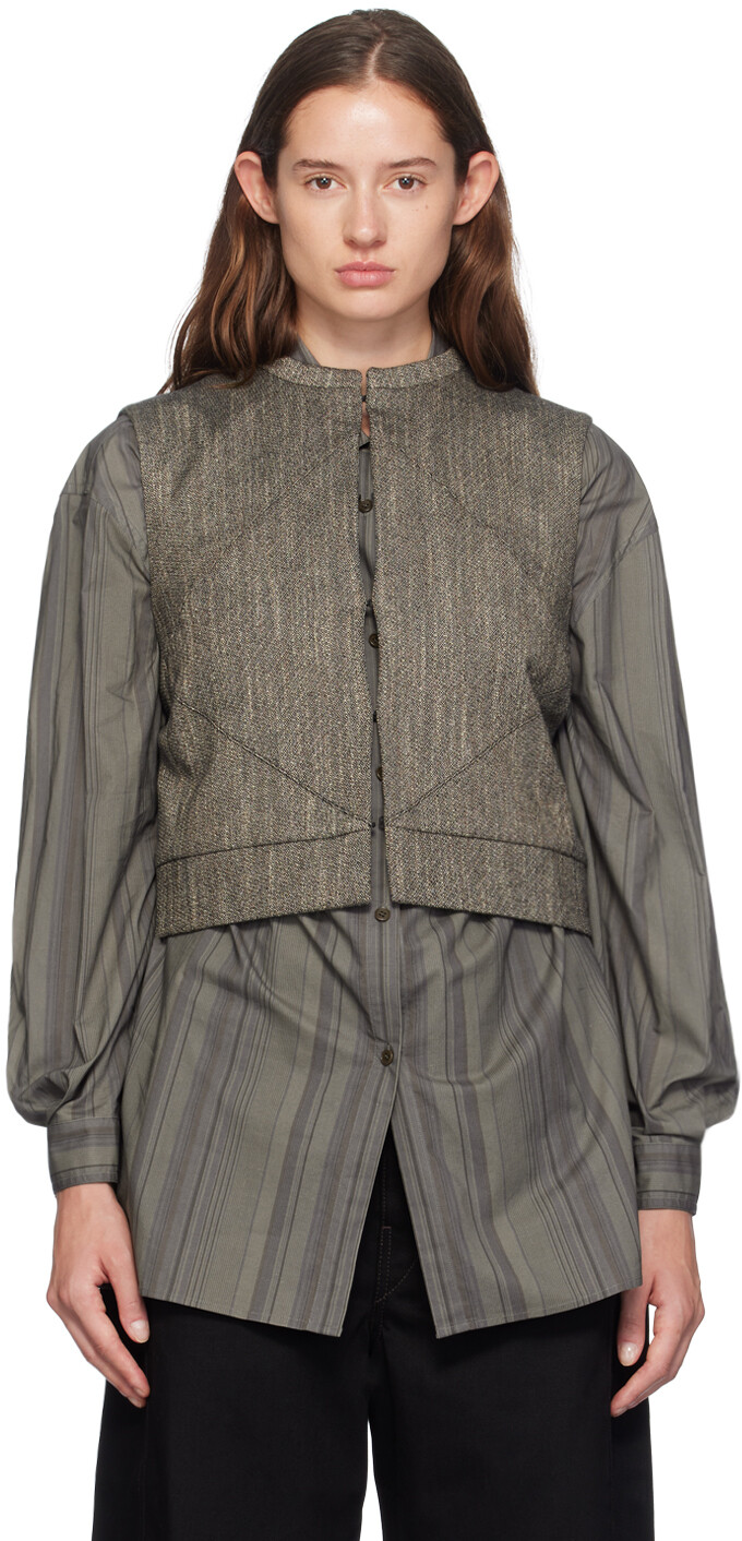 Жилет с серым мотивом AMOMENTO
Жилет с серым мотивом AMOMENTO