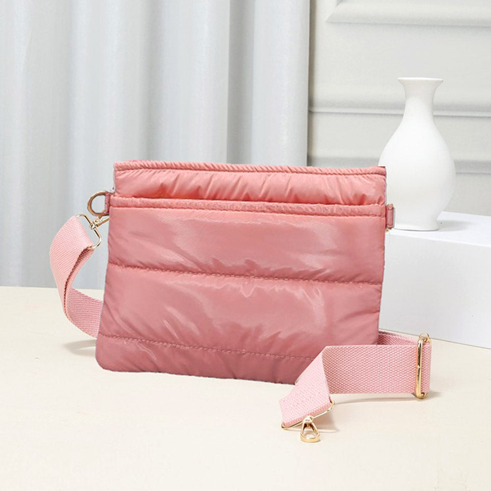 Сумка-пуховик Solid Puffer Crossbody Bag FASHNZFAB, розовый
Сумка-пуховик Solid Puffer Crossbody Bag FASHNZFAB, розовый
