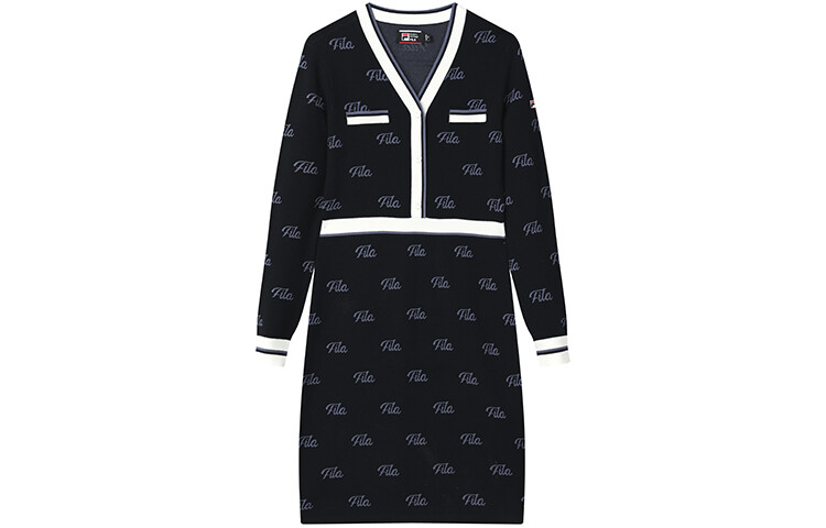 Платье с длинными рукавами женское темно-синее Fila
Платье с длинными рукавами женское темно-синее Fila