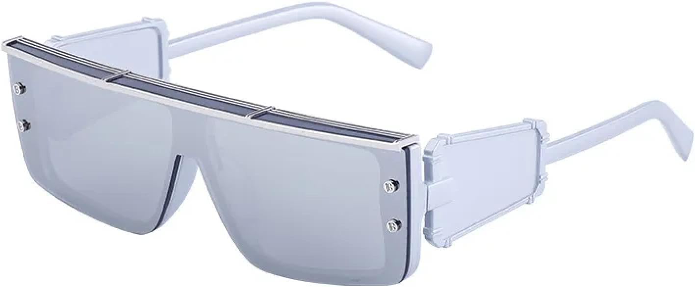 Винтажные солнцезащитные очки в стиле стимпанк с заклепками для женщин и мужчин, роскошные солнцезащитные очки в стиле панк, модные солнцезащитные очки TKKTLLT, Silver
Винтажные солнцезащитные очки в стиле стимпанк с заклепками для женщин и мужчин, роскошные солнцезащитные очки в стиле панк, модные солнцезащитные очки TKKTLLT, Silver