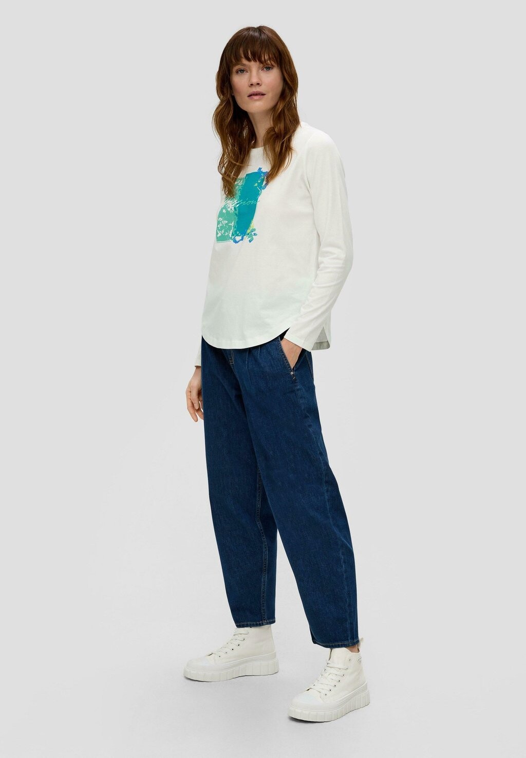 Топ с длинными рукавами s.Oliver, белый
Топ с длинными рукавами s.Oliver, белый