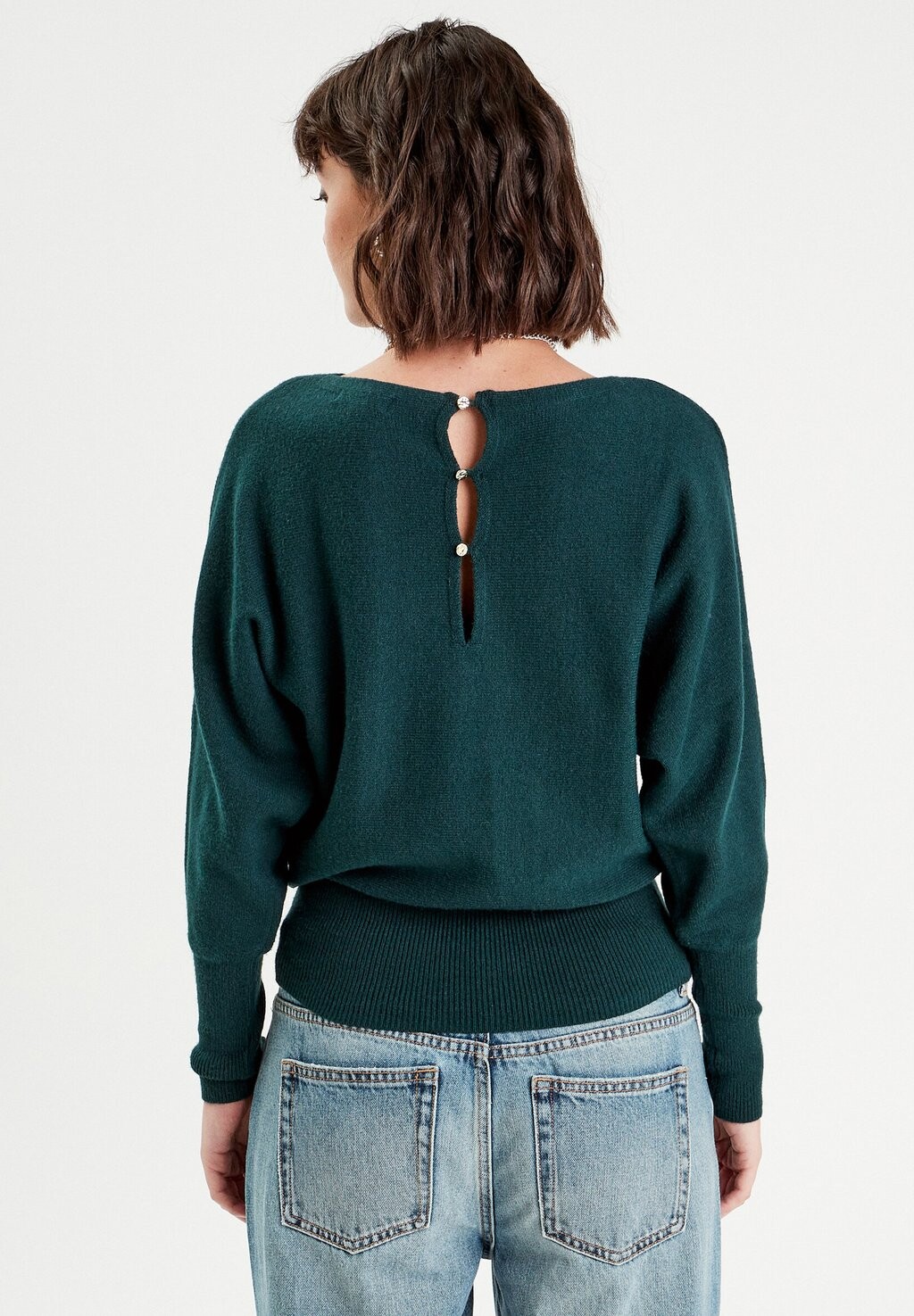 Джемпер FLEDERMAUSÄRMELN Cache Cache, темно-зеленый
Джемпер FLEDERMAUSÄRMELN Cache Cache, темно-зеленый