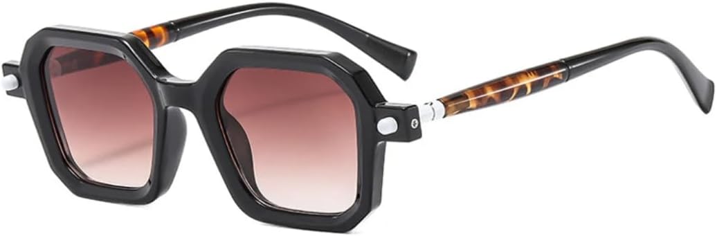 Ретро двухцветные солнцезащитные очки для женщин и мужчин, градиентная защита от УФ-излучения UV400, заклепки, прозрачная оправа (градиент черного цвета) TVTBBVV, Black Tea Gradient
Ретро двухцветные солнцезащитные очки для женщин и мужчин, градиентная защита от УФ-излучения UV400, заклепки, прозрачная оправа (градиент черного цвета) TVTBBVV, Black Tea Gradient