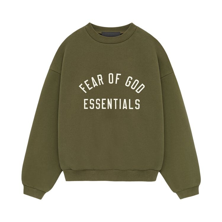 Толстовка Fear of God Essentials Kids Fleece Crewneck Military, зеленый
Толстовка Fear of God Essentials Kids Fleece Crewneck Military, зеленый