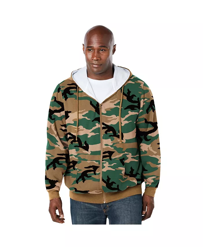 Большая и высокая модель от KingSize с полной молнией и утепленный толстовкой с капюшоном Boulder Creek, зеленый
Большая и высокая модель от KingSize с полной молнией и утепленный толстовкой с капюшоном Boulder Creek, зеленый