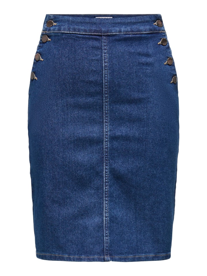 Юбка до колена ONLY, темно-синий деним
Юбка до колена ONLY, темно-синий деним