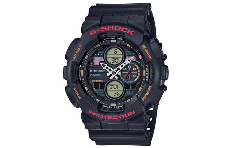 CASIO Часы Men Liquid Crystal/Analog Dual Display Series Black Watch GA-140-1A4PR, Black Dial
CASIO Часы Men Liquid Crystal/Analog Dual Display Series Black Watch GA-140-1A4PR, Black Dial