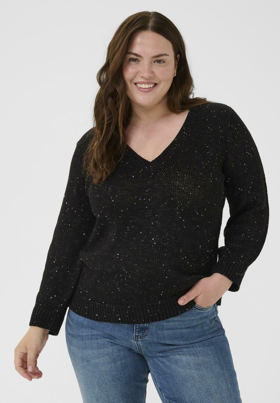 Джемпер Kaffe Curve Jumper, Black Deep/Mottled Black
Джемпер Kaffe Curve Jumper, Black Deep/Mottled Black