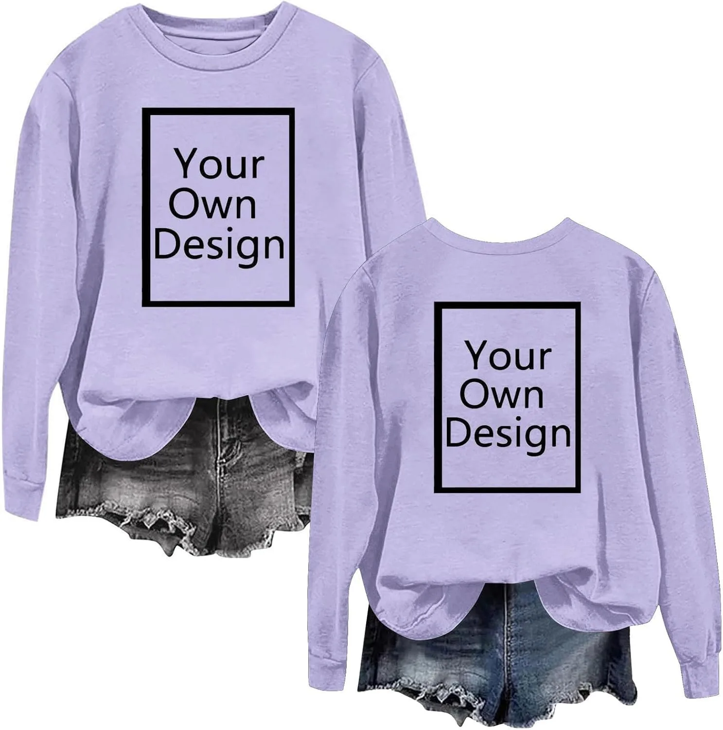 Кастомный свитшот для женщин с принтом на заказ oiangi
Кастомный свитшот для женщин с принтом на заказ oiangi