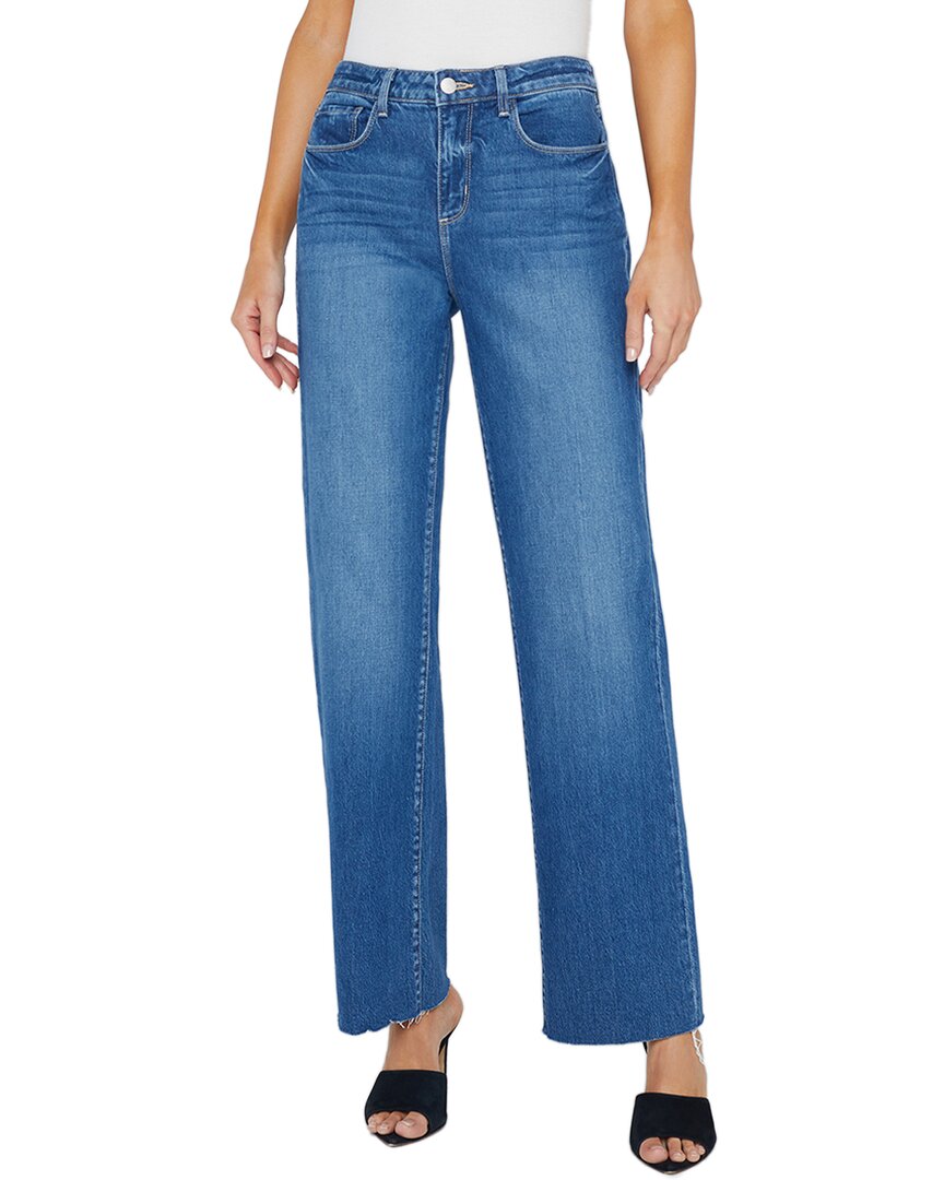 L'AGENCE Джинсы Tiana с высокой посадкой и широкими штанинами, синий
L'AGENCE Джинсы Tiana с высокой посадкой и широкими штанинами, синий