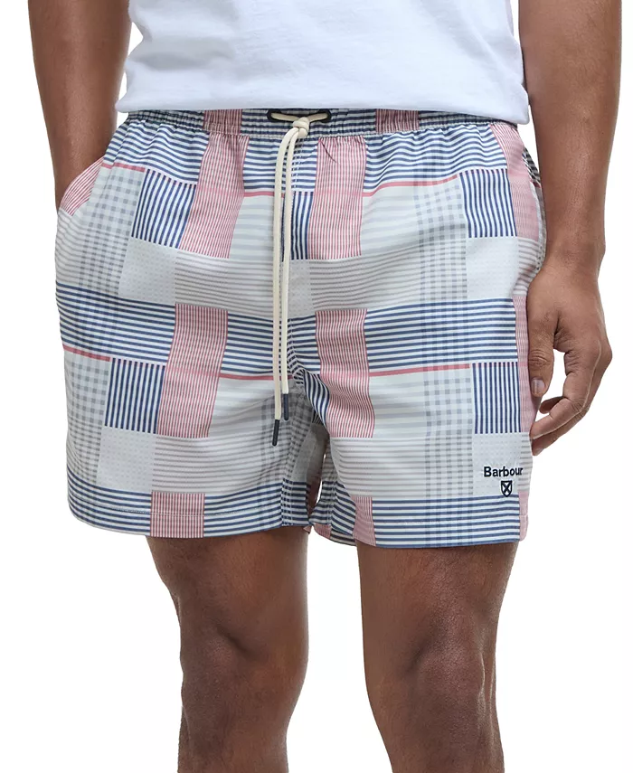 Мужские плавки Oakshore Patchwork 5" Barbour, коричневый/бежевый 
Мужские плавки Oakshore Patchwork 5" Barbour, коричневый/бежевый