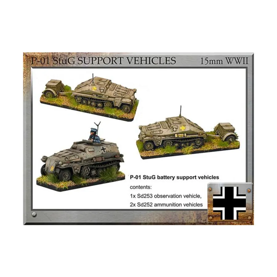 Машины поддержки аккумуляторов StuG, WWII Miniatures - German Vehicles (15mm)
Машины поддержки аккумуляторов StuG, WWII Miniatures - German Vehicles (15mm)