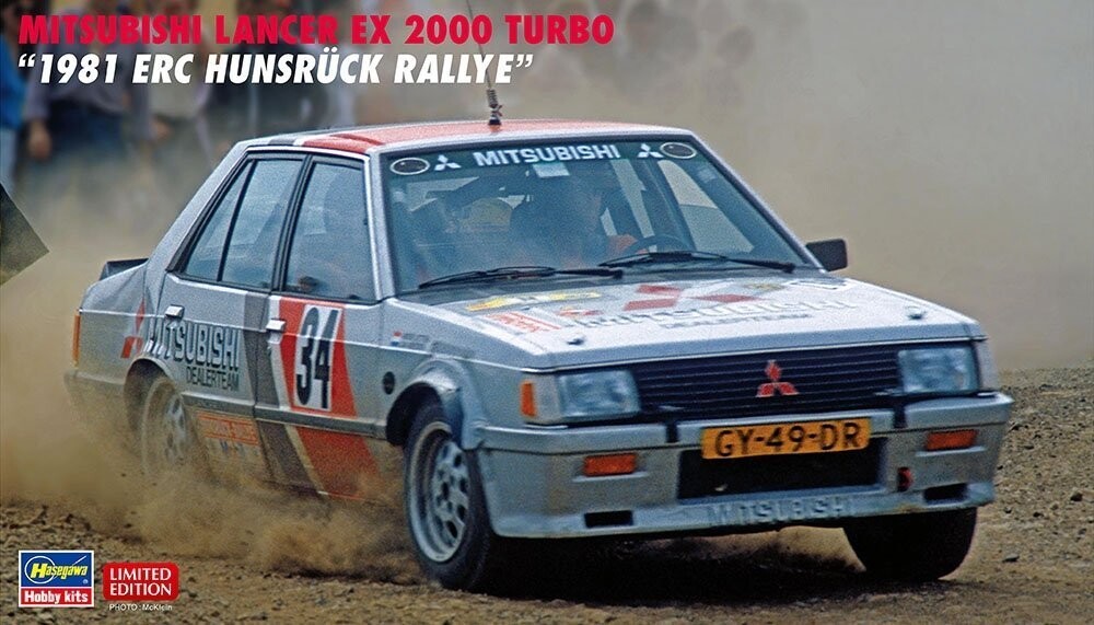 Hasegawa 20526 Mitsubishi Lancer EX 2000 Turbo 1981 ERC Hunsruck Rally E 1/24
Hasegawa 20526 Mitsubishi Lancer EX 2000 Turbo 1981 ERC Hunsruck Rally E 1/24