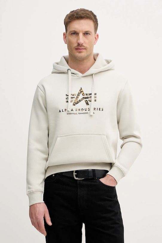 Базовая толстовка с капюшоном и принтом bl effect Alpha Industries, бежевый
Базовая толстовка с капюшоном и принтом bl effect Alpha Industries, бежевый
