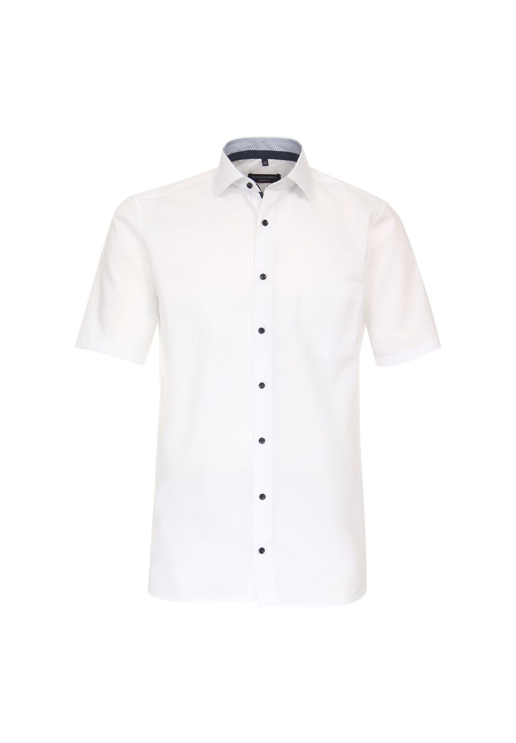 Мужская деловая рубашка с короткими рукавами, однотонная, современного кроя CASAMODA, белый
Мужская деловая рубашка с короткими рукавами, однотонная, современного кроя CASAMODA, белый