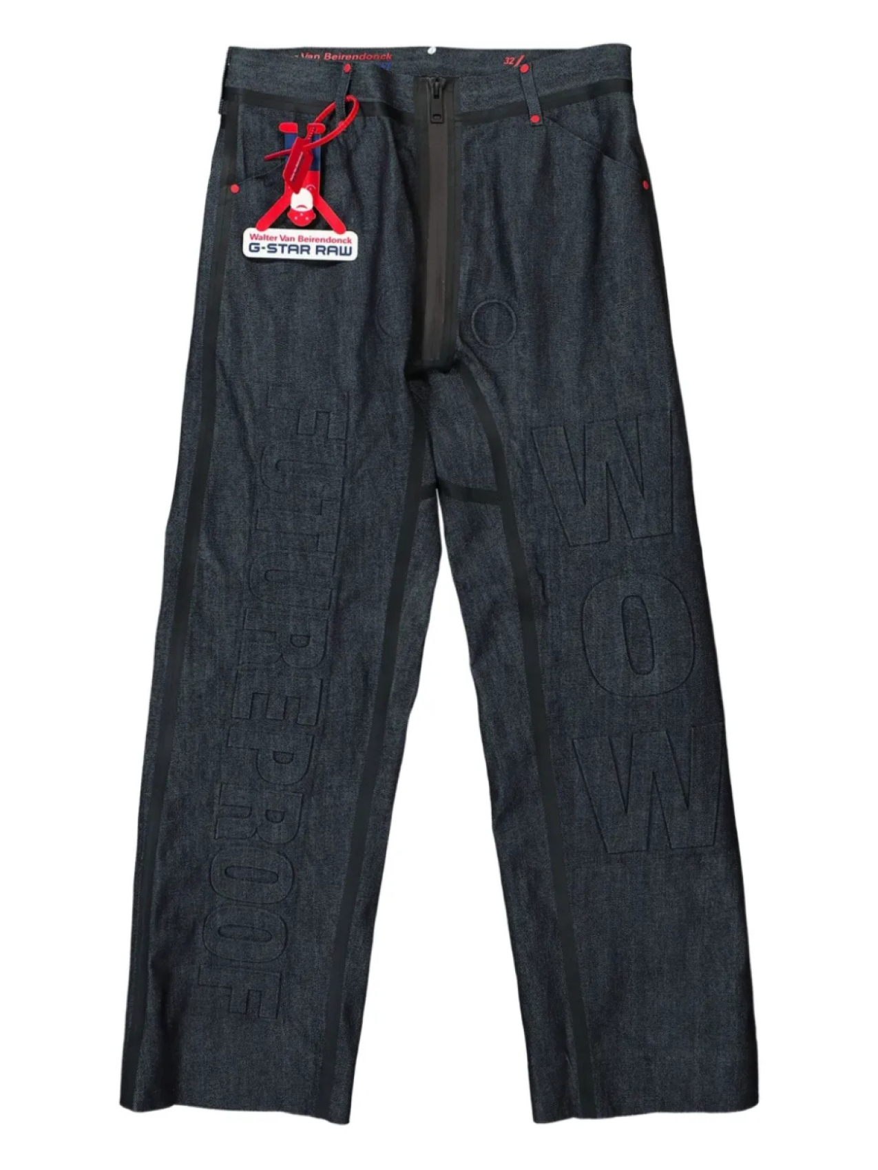 Walter Van Beirendonck декорированные джинсы Raw из коллаборации с G-Star, синий
Walter Van Beirendonck декорированные джинсы Raw из коллаборации с G-Star, синий