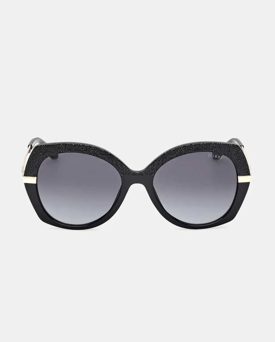Женские солнцезащитные очки круглой формы с линзой градиентного окрашивания Guess, черный
Женские солнцезащитные очки круглой формы с линзой градиентного окрашивания Guess, черный