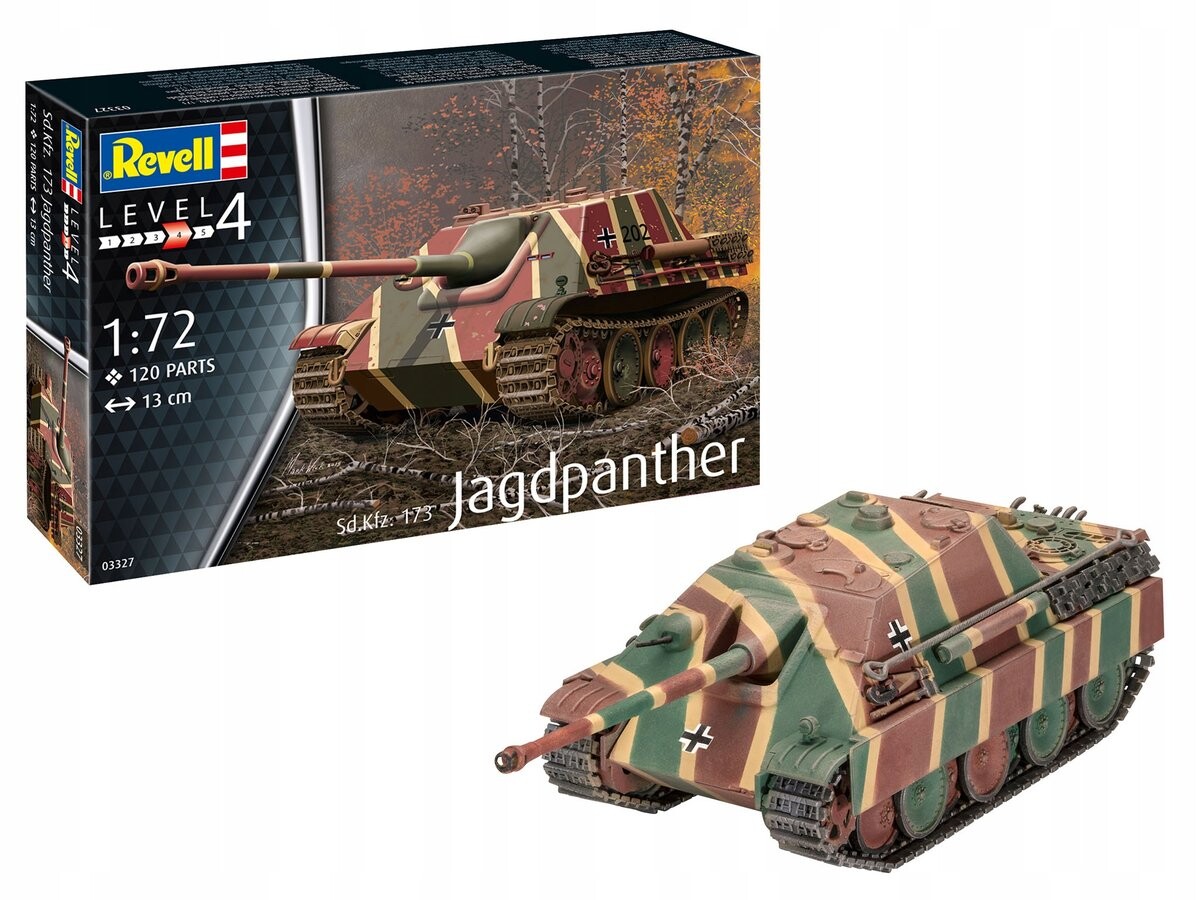 Revell 03327 Ягдпантера Sdkfz 173 1:72
Revell 03327 Ягдпантера Sdkfz 173 1:72
