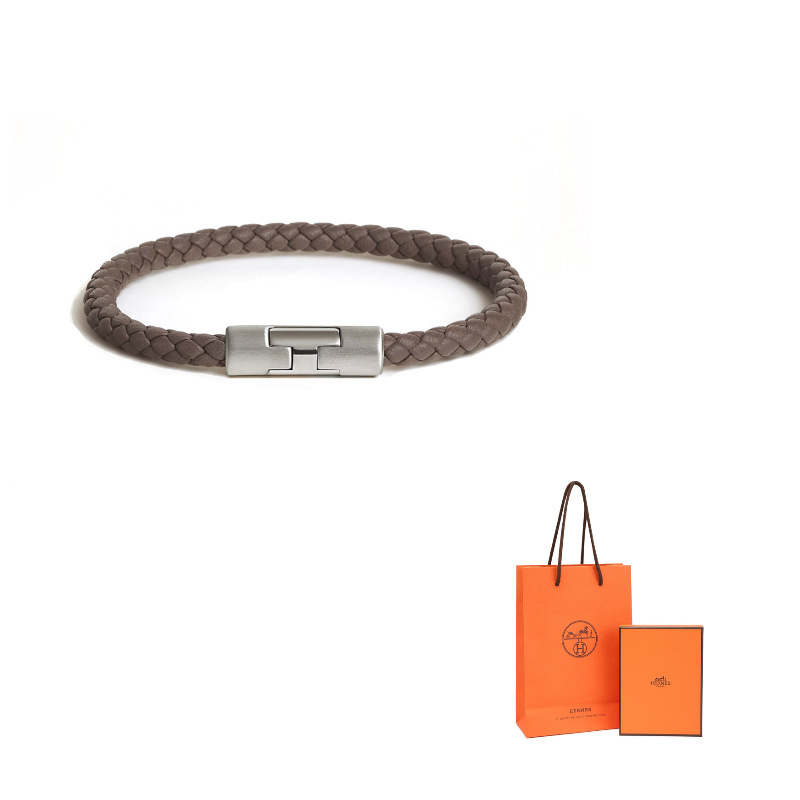 HERMES Браслет из телячьей кожи для мужчин коричневый
HERMES Браслет из телячьей кожи для мужчин коричневый