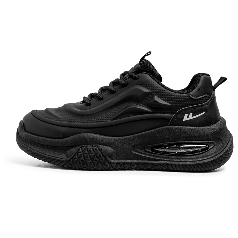 WARRIOR Кроссовки мужские черные с низким верхом и массивной подошвой, устойчивые к истиранию и скольжению, увеличивающие высоту покрытия
WARRIOR Кроссовки мужские черные с низким верхом и массивной подошвой, устойчивые к истиранию и скольжению, увеличивающие высоту покрытия