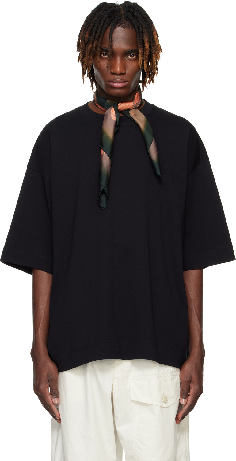 Футболка оверсайз Dries Van Noten, черный
Футболка оверсайз Dries Van Noten, черный