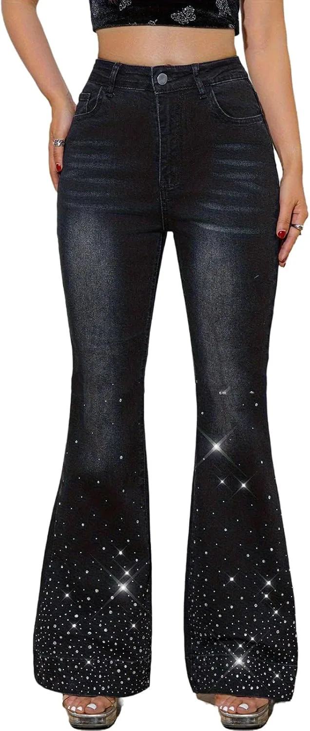 Женские джинсы Flare с пайетками, завышенная талия, расклешенные MRNYQBM
Женские джинсы Flare с пайетками, завышенная талия, расклешенные MRNYQBM