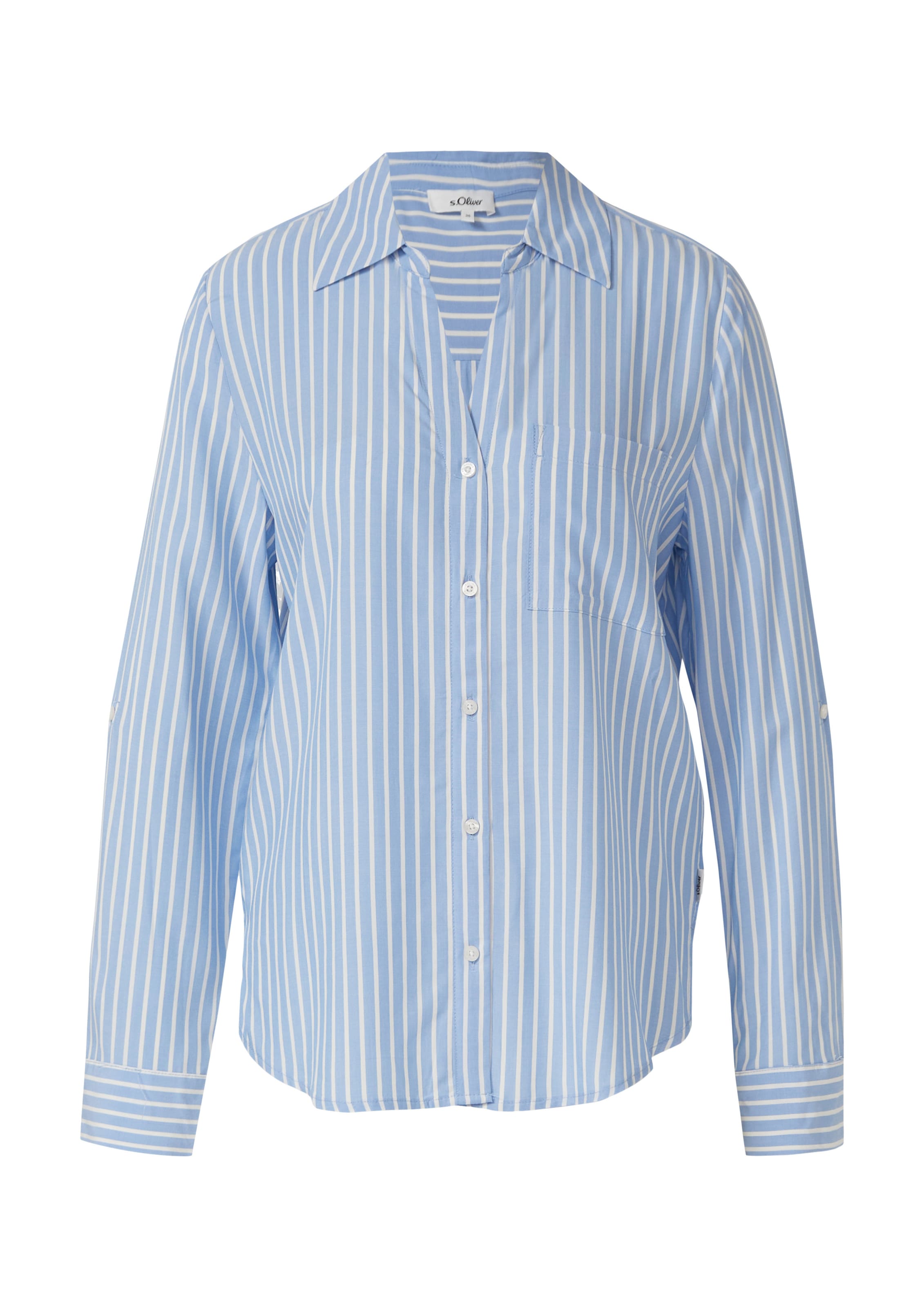 s.Oliver Рубашка в светло-голубом и белом цветах
s.Oliver Рубашка в светло-голубом и белом цветах